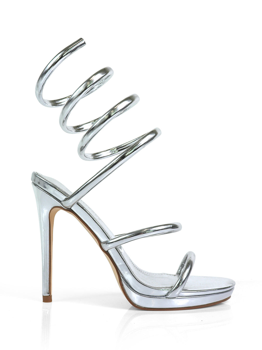 Sabine Heels - Silver
