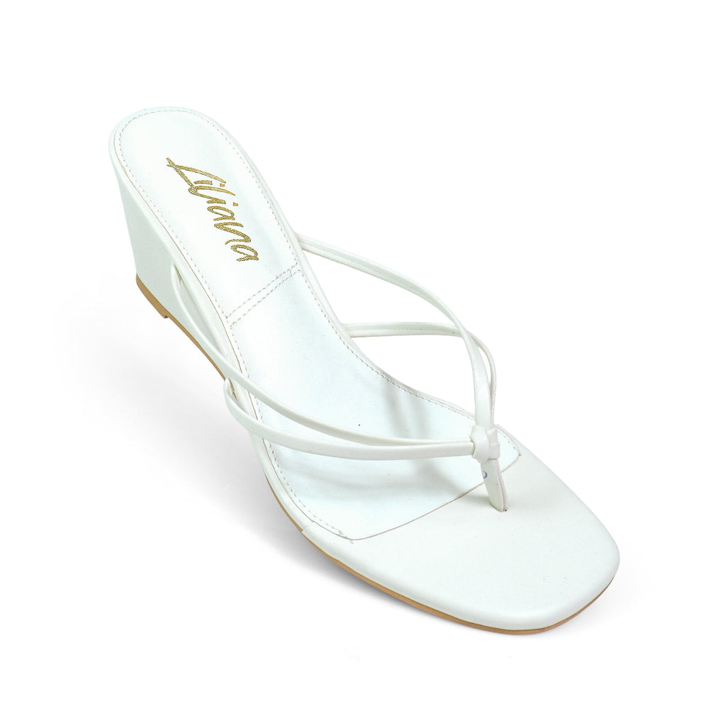 Leslie Wedge - White